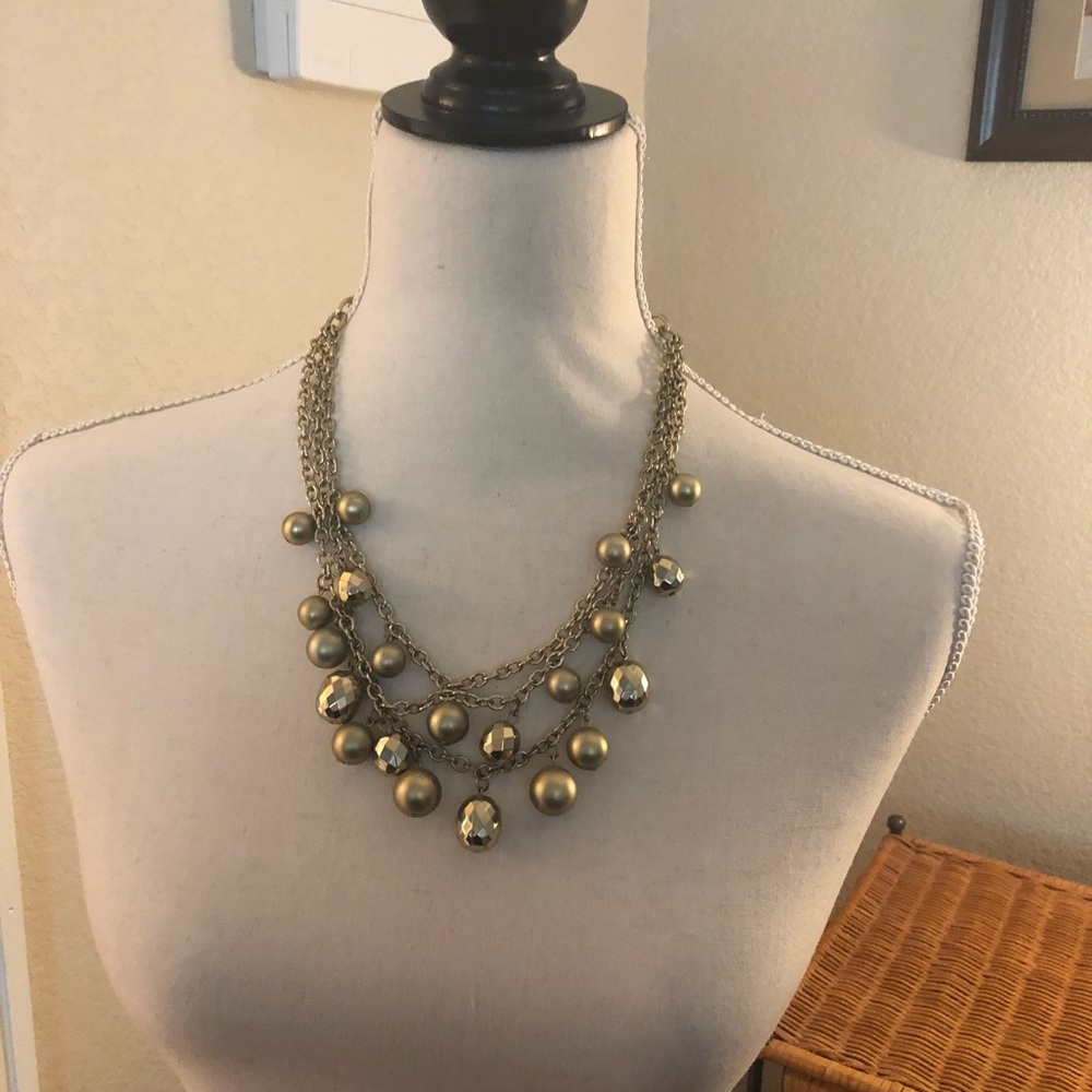 Gold 18inch necklace !